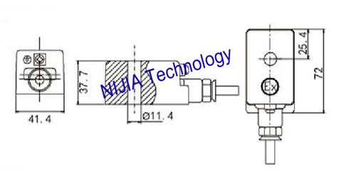 Black Specific 0200 Explosion Proof Solenoid Coil 11.4mm OD ExmbIIT4