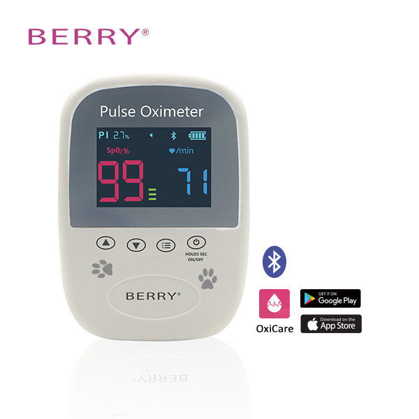 Multiparameter Veterinary Patient Monitor Pulse Rate Heart Rate