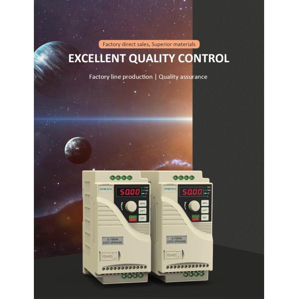 Mini VFD Frequency Converter Single Phase To Three Phase 0.75KW
