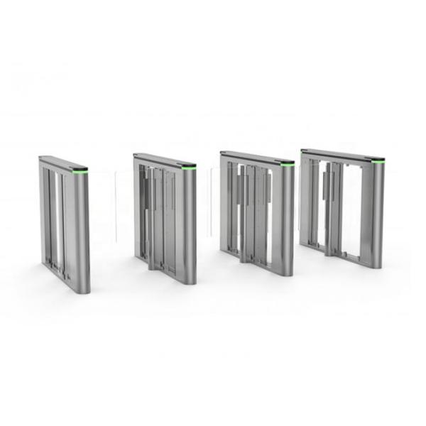 40P/ Min SS304 Acrylic Swing Turnstile Gate Brushless DC Motor 100W 0