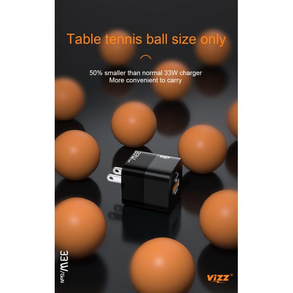 Universal 65W GaN PD Wall Charger Mini PD QC Fast Charging EU Plus Gallium Nitride Charger