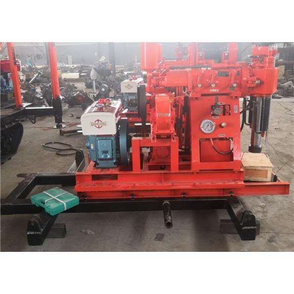 Deep Soil Testing Rig With BW 160 Mud Pump Diesel Engine 100M Drilling Depth
