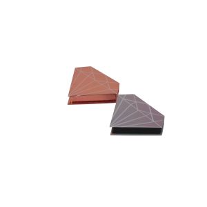 Irregular Shape Cardboard Eyelash Box With CMYK Printing Custom Logo
