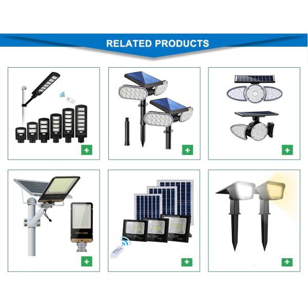 60 Watt 100 Watt Solar Powered Floodlights 6V 3V Exterior Solar Flood Lights