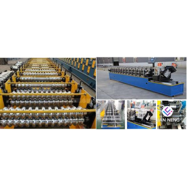 Double Layer Steel Rolling Machine , Building Material Steel Roll Forming Machine