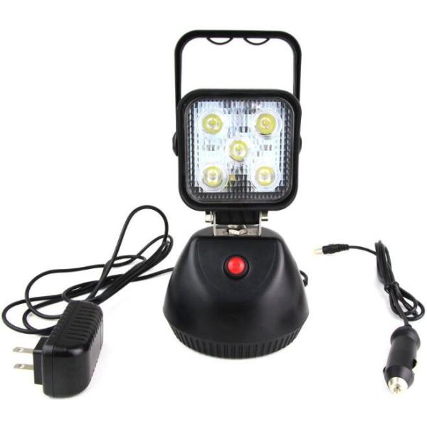 Rechargeable LED Work Lights With Magnetic Base Dimmable Style 15W Power