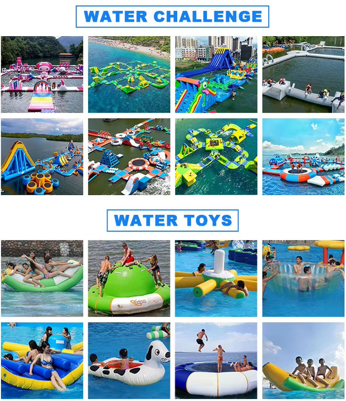 Customizable 45x58m INFLATABLE WATER PARK for Your Water Park Business