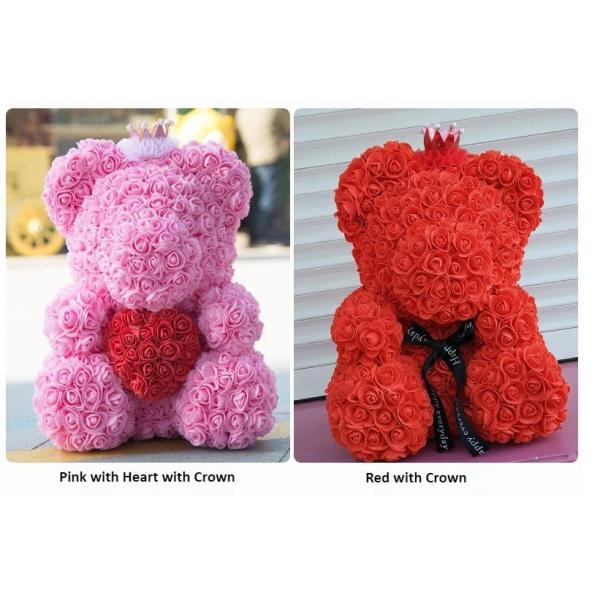 New Gift Foam Roses Snowman For Christmas Gift And Home Decoration