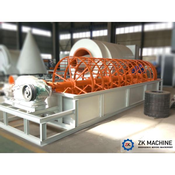 High Efficiency Vibrating Screen Machine , φ1x3m Sand Trommel Screen