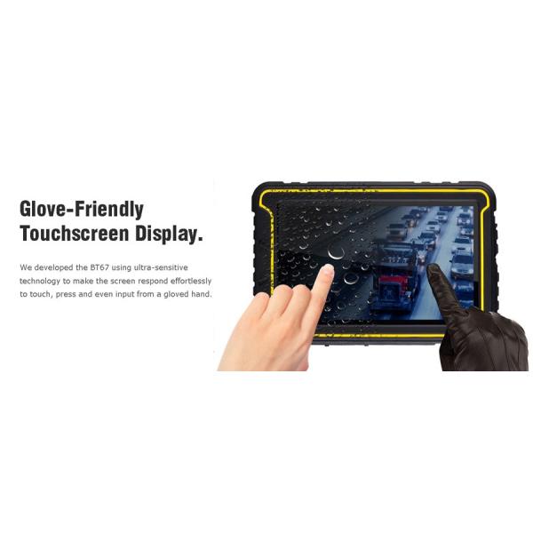 CZ484 BATL BT67 450nits rugged android tablet laptop 1GB+16GB EMCP, ip67 nfc computer