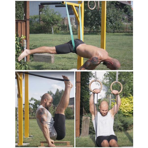 Professional Fitness Rubber Bands Length Customized For Strength Training