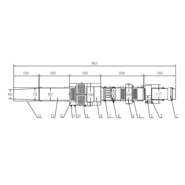 Commercial Danish Shaping Bakery Production Line Croissant Production Line