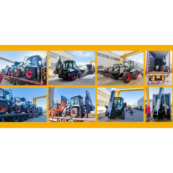Bl35-12 1.2ton Loader Machine High Quality Agricultural Excavator Backhoe Wheel Loader