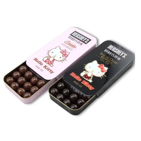Food Grade Slide Small Tin Containers Push And Pull Metal Box Chocolate Tin Box 4 Color Printing