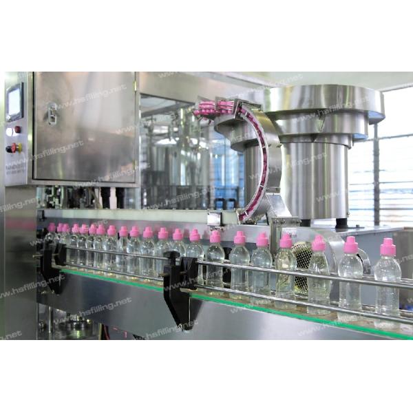 2000BPH 1.5L Automatic Capping Machine With Cap Sorting stainless steel bottle capping machine