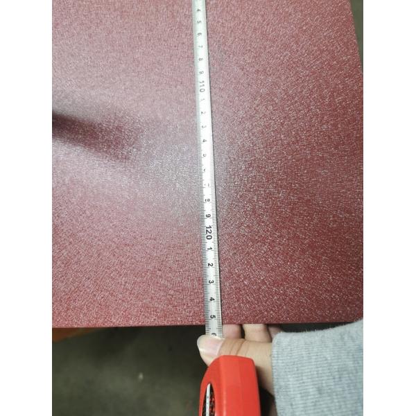 Z275=G90 Super SMP 40 Years Pre-Painted Galvanized Red Color Textured Trapezoidal Roof Sheet Metal Roof Wall Cladding