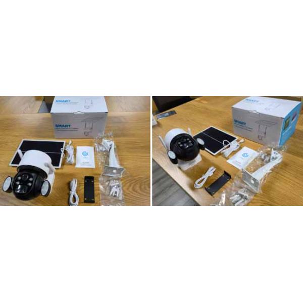 Factory Supply Solar Powered Wireless 1080P Spotlight Night Vision Two-Way Audio Outdoor Security CCTV 4G Wifi Camera