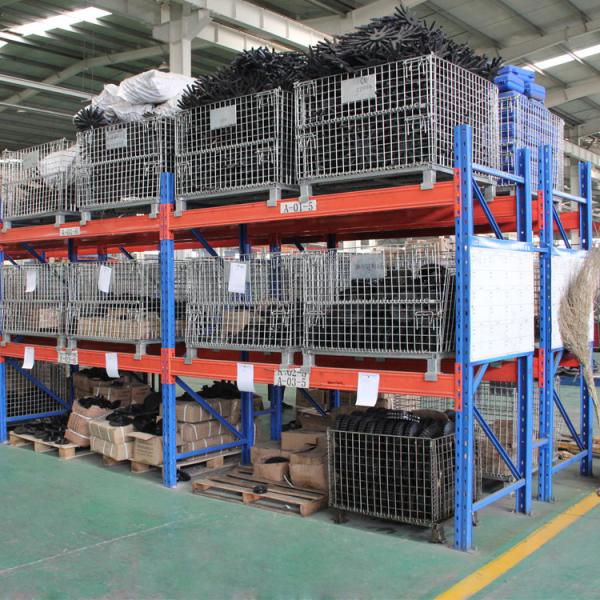Industrial Storage folding Wire Container Cage Metal Bin For Sale Stackability