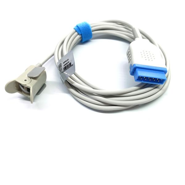 Compatible SpO2 Sensor for GE dash 3000/4000/5000 adult soft tip