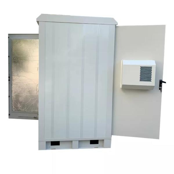 Double Door 24U Outdoor Telecom Enclosures IP55 Anti Theft