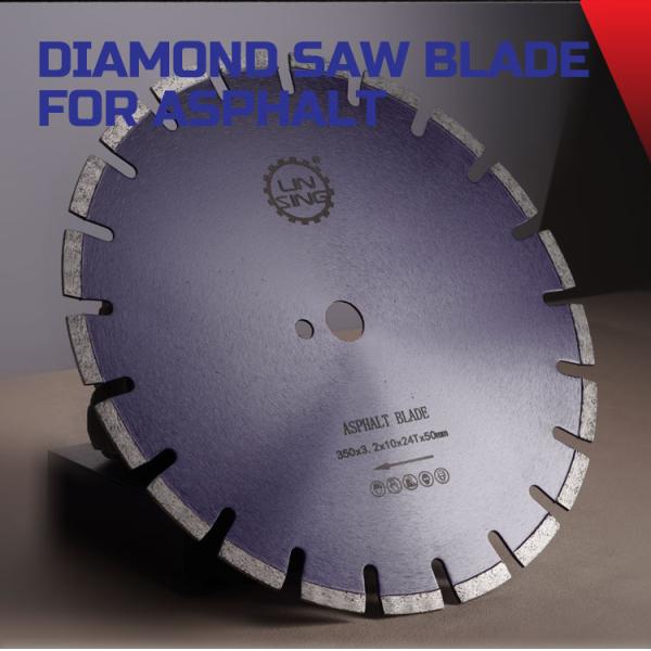 Linsing Diamond Segmented Wet Cutting Disk 14 inch 350mm Circular Saw Blade for Concrete and Asphalt