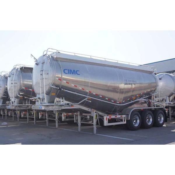 4 Axle Lime Powder 30cbm Aluminum Cement Tanker Trailer