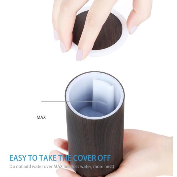 Portable USB Powered 50ml Wood Grain Ultrasonic Diffuser