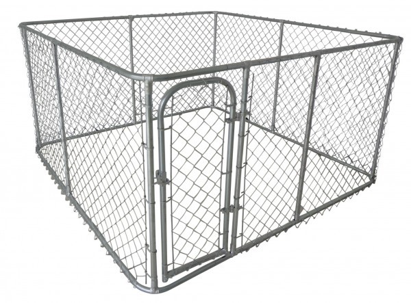 Durable Design Chain Link Dog Kennel Panels , Yard Dog Fences For Outside