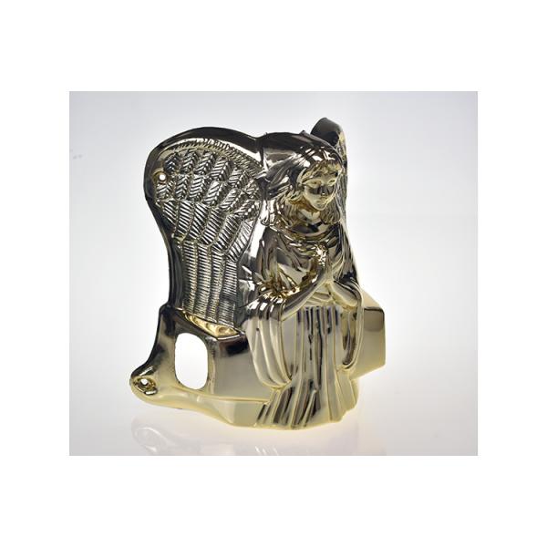 Oversize Casket Handle With Steel Bar 19# LG In Light Gold Plating