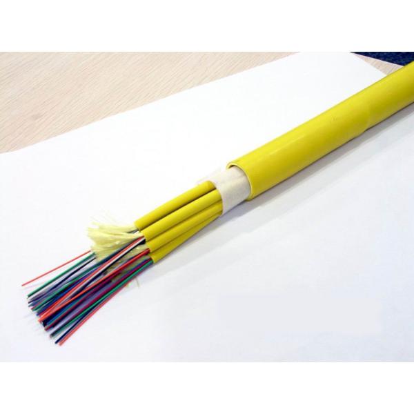 Mini Breakout Fiber Optical Cable 12cores - 144cores Fiber Count For Ceiling Laying