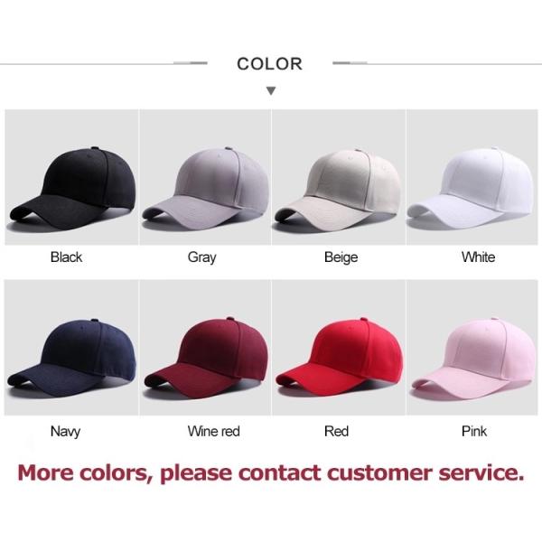 Kids 55cm 6 Panel Baseball Caps With Custom Logo Rubber Patch