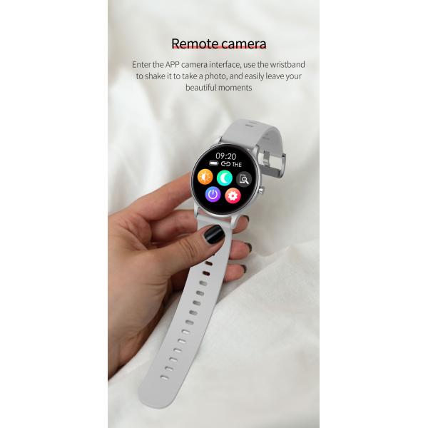 Full Circle 1.28inch Outdoor Sport Smart Watch Capacitive Touch Screen