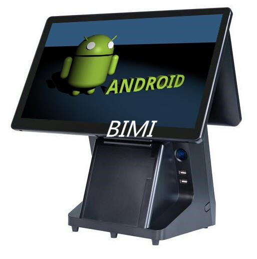 User-Friendly 15.6'' Dual Screen POS Machine with Android OS and Built-in Printer