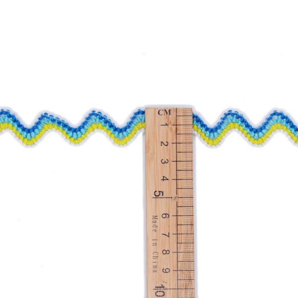 Lady Dresses Accessories Polyester Ric Rac Ribbon High Tenacity