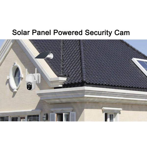 2K HD Solar Powered 4G PTZ Camera Sim Card Camera Non Stop