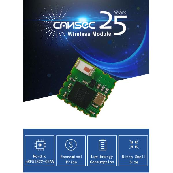 WB822D 1uA IoT Bluetooth Module Ultra Low Power 2.4GHz Wireless Module