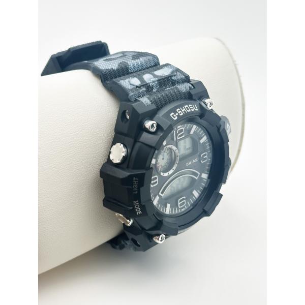 Durable Silicone Band Mens Watch Tear Resistant Digital Wrist Watch