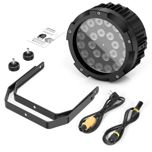 4100K Led Par Can Stage Lights RGBWA+UV 6In1 Par Stage Light