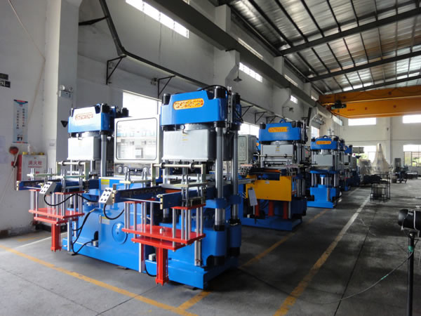 China Hydraulic Vacuum Rubber Compression Molding Machine Industrial Platen Vulcanizing Press wholesale