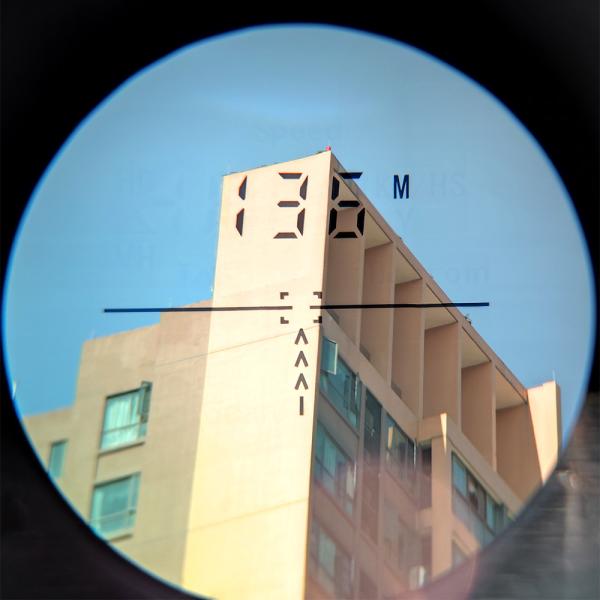 1000 Yards Rechargeable 6x25 Laser Golf Rangefinder With Vibration