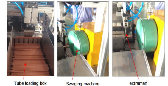 Tube End Automatic Tube Shrinking Machine High Productivity