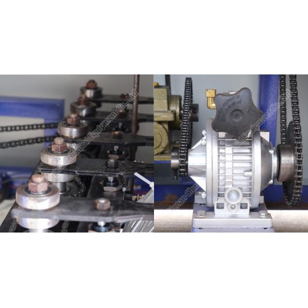 Combined Stainless Steel Scrubber Making Machine 5 Ball 5 Head Scourer For Making Steel Balls