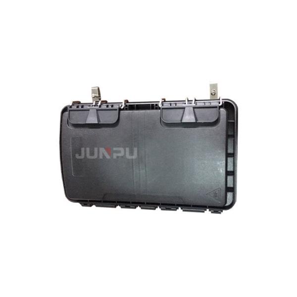 96 Core Horizontal Fiber Optic Splice Closure With 4 Trays In Black Color