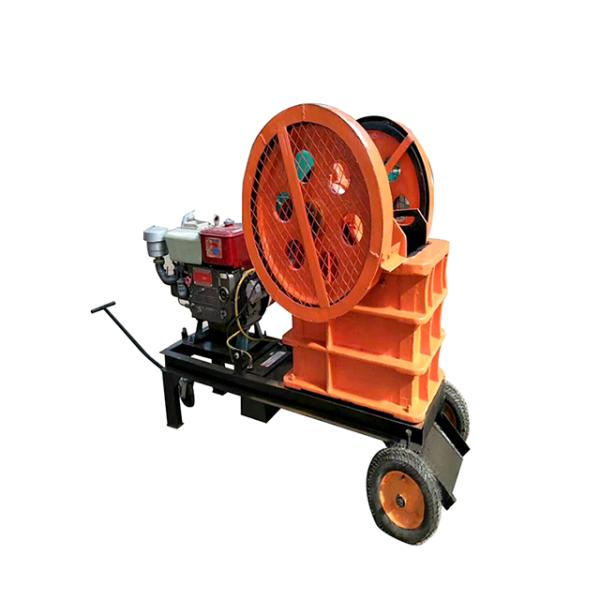 Mobile Tyre 11HP 80tph Jaw Stone Crusher Machine