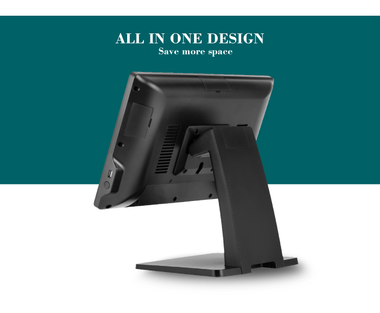 POS-0066S All-in-One Point of Sale with J1800 CPU and Capacitive Touch Screen Monitor