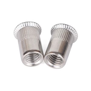 China SS Countersunk Head Rivet Nuts Vented Flat Head Chemical Resistant wholesale