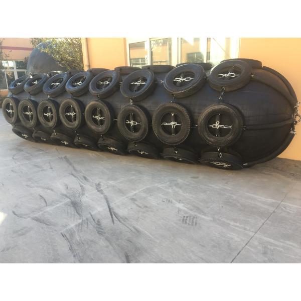 D3000 X L5000 Marine Pneumatic Rubber Fenders Winding Scratch Resistance
