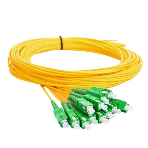 Speed Data Transmission G657A2 Duplex Optical Fiber Patch Cord for Communication
