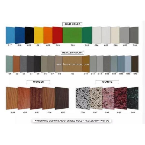 1000mm Aluminum Composite Curtain Wall Panel Impact Resistant