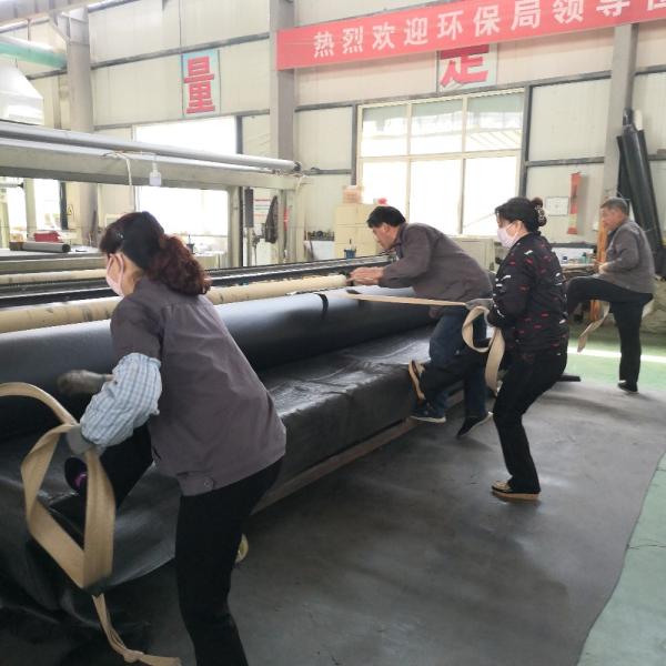 0.75mm 1.0mm HDPE Geomembrane Pond Liner for Biofloc Tank Customizable and Waterproof